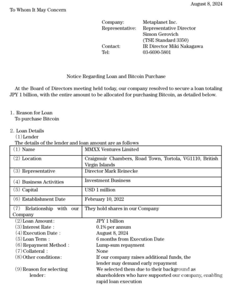 Metaplanet@10|ԪJBitcoinDƬ